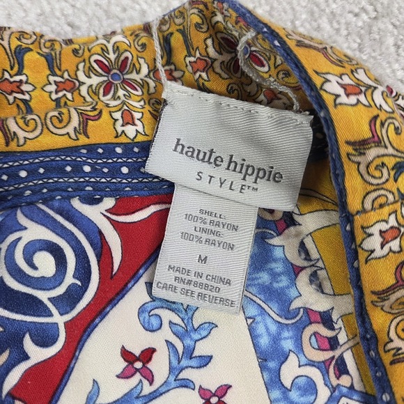 Haute‎ Hippie Kimono Robe Womens M Open Front Pockets - Picture 4 of 6